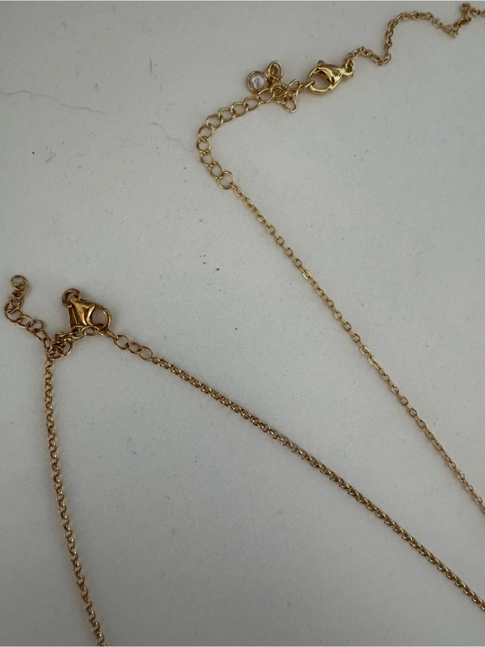 Two Gold Necklaces Set - Picture 3 of 3